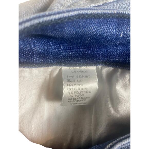 Women's Judy Blue Distressed Skinny Fit Jeans Size 5 / 27 - Picture 5 of 8
